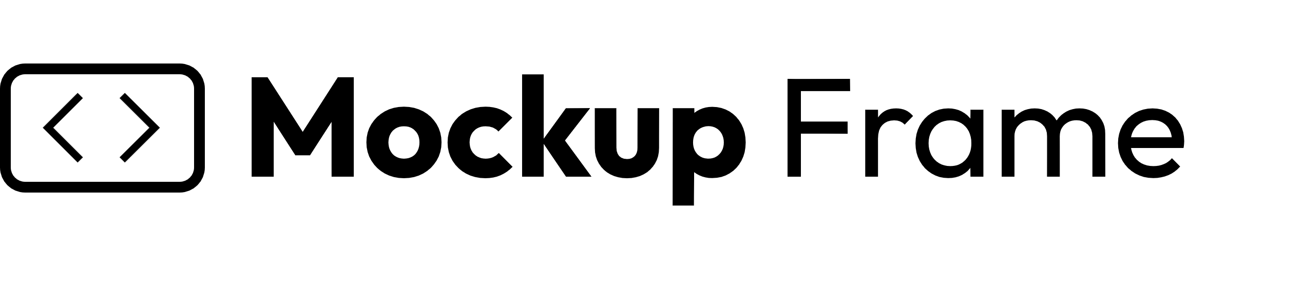 Mockup Frame Logo
